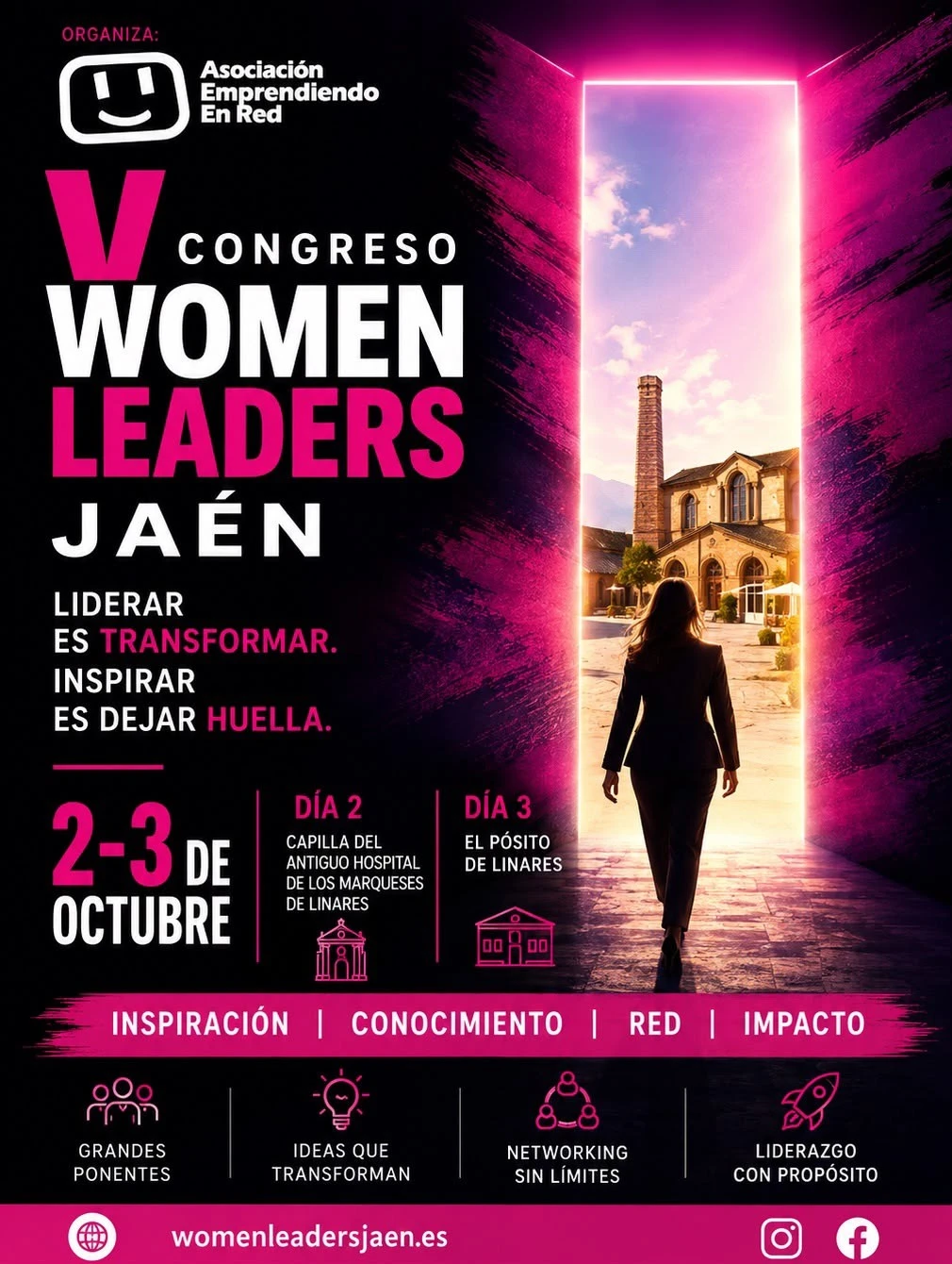 Cartel Oficial V Congreso Women Leaders Jaén 2026